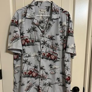 Milano Bay Hawaiian Shirt Size Large Resort Vacay!!